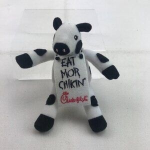 10/09 OLD Chick Fil A Eat More Chikin Cow Stuffed Animal Plush Mini Toy